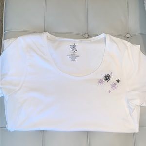 Hand Embroidered Flower Shirt